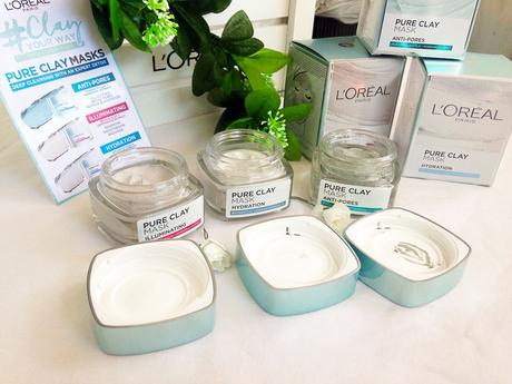 #ClayYourWay with L'Oreal Pure Clay Masks Review