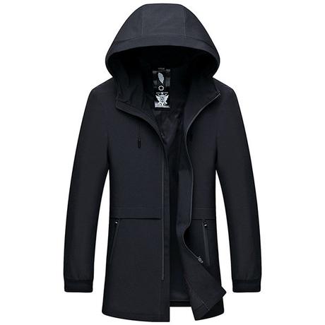 mens trench coat with hood