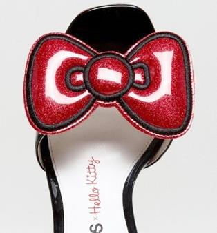 Shoe of the Day | ASOS x Hello Kitty Heeled Sandals With Removable Badges