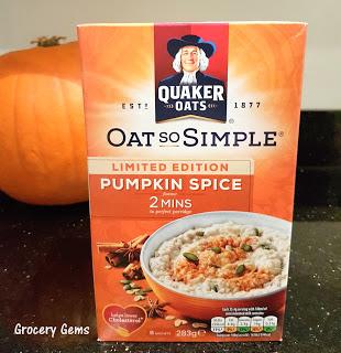 Review: New Quaker Oats Pumpkin Spice (UK)