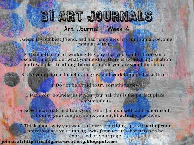 31 Art Journals Weekly Tips No 4 - Recaps, Giveaways and bonuses