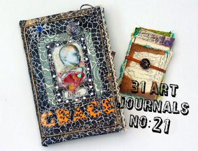 31 Art Journals No:21 - Recycled Directories Journal - Grace