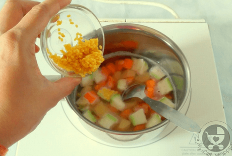 vegetable moong dal soup