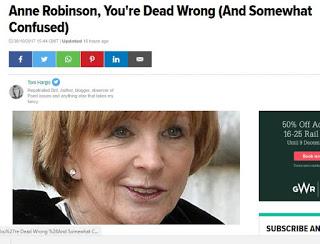 Why I'm Furious With Anne Robinson