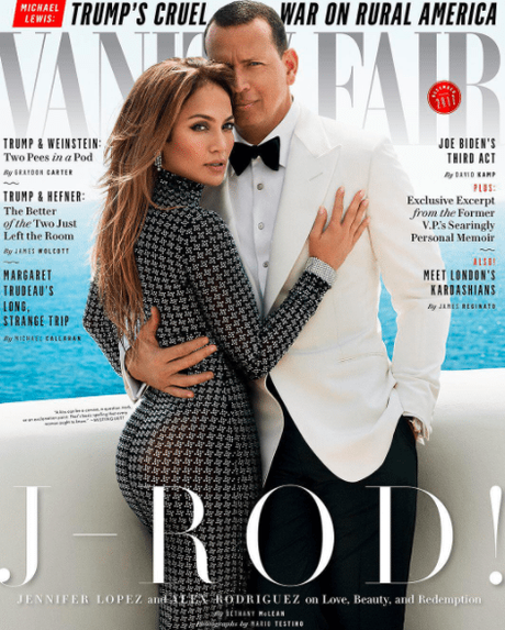 J.Lo  & Alex Rodriguez Cover Vanity Fair “Living The Dream”