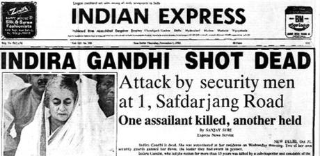 remembering sadly the assassination of Ms Indira Gandhi