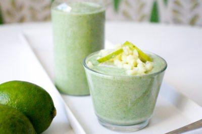 Low-carb ginger smoothie