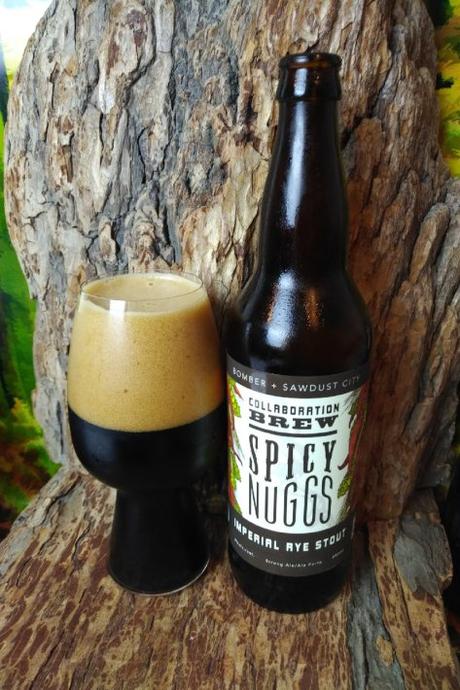 Spicy Nuggs Imperial Rye Stout – Bomber Brewing (Sawdust City Brewing Co)