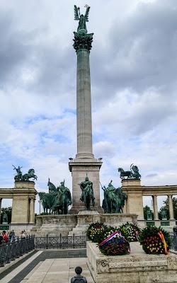 Budapest 4:  Heroes’ Square and the Vajdahunyad Castle  [Sky Watch Friday]