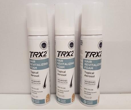 Using TRX2® Molecular Food Supplement for Hair and TRX2® Hair Revitalising Foam for 6 months