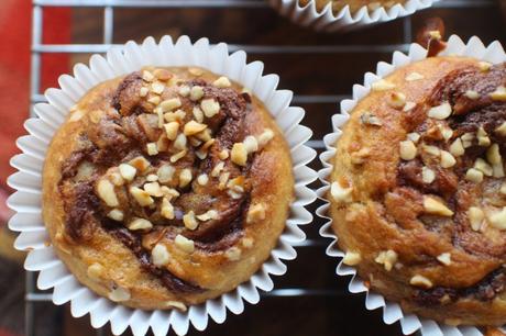 Recipe: Banana Nutella Muffins