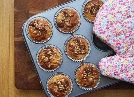 Recipe: Banana Nutella Muffins