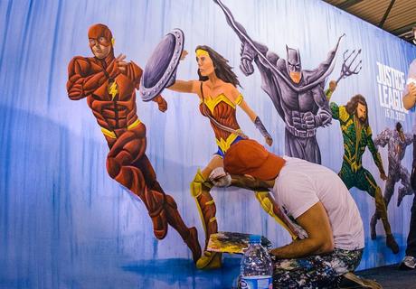 Lve painting I recently made at FACTS comic con for the release of @justiceleague movie in Belgium. It is now exhibited @kinepolisbelgie until the 20th of November! ------------ Peinture live que j'ai faite à la FACTS comic con pour la sortie officiell...