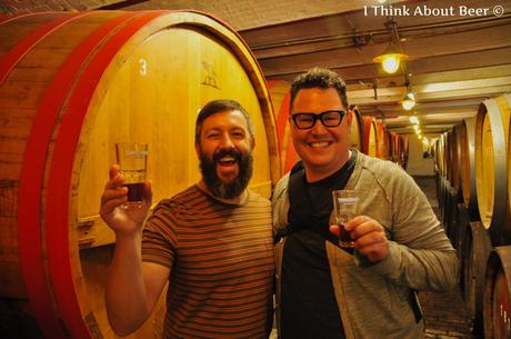 Beer/Cider Photo of the Week: Josh Pfriem and Christopher Barnes at Timmermans