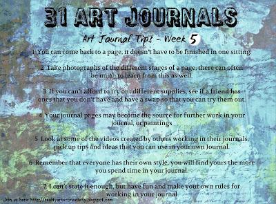 Art Journal Page - Background Bonus No 5