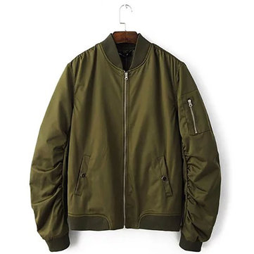 green bomber jacket