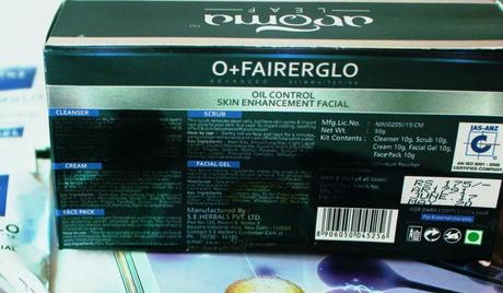 Aroma Leaf O+ Fairerglo Facial Kit Review