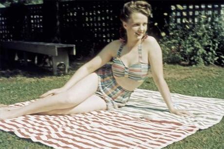1940s Fashion in magical Kodachrome color 1940s Fashion in magical Kodachrome color