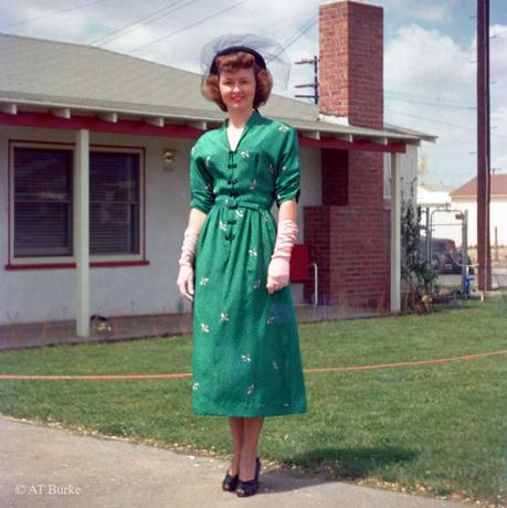 1940s Fashion in magical Kodachrome color 1940s Fashion in magical Kodachrome color