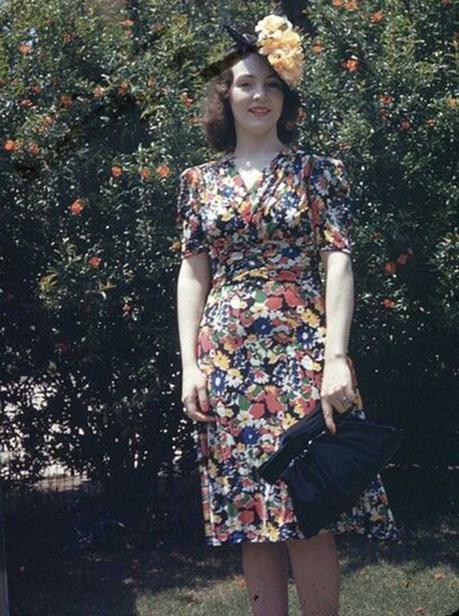 1940s Fashion in magical Kodachrome color 1940s Fashion in magical Kodachrome color