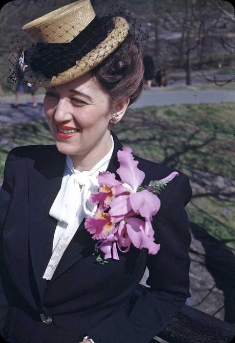 1940s Fashion in magical Kodachrome color 1940s Fashion in magical Kodachrome color