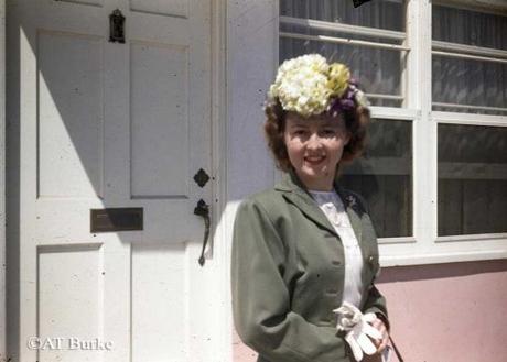 1940s Fashion in magical Kodachrome color 1940s Fashion in magical Kodachrome color