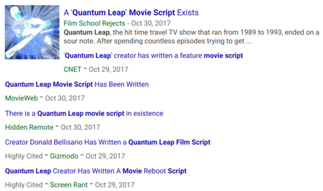 Let’s Finally Talk About This Quantum Leap Movie