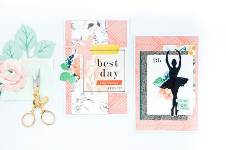 Crate Paper Design Team :  Ballet Cards