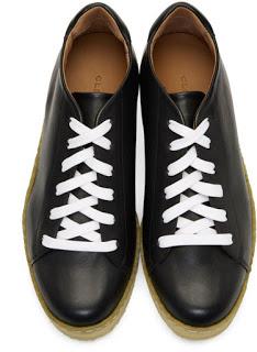 Creeping Around In Your Crepe Soles:  Robert Clergerie Leather Crepe Sole Sneakers