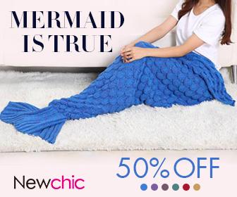 45% OFF Mermaid Tail Blanket