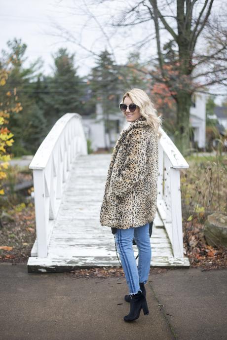 Leopard Faux Fur Jacket for Fall 