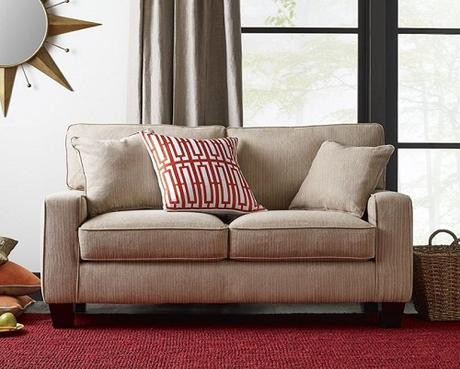 modern loveseat for small spaces - Serta Deep Seating Palisades 