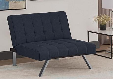 modern loveseat for small spaces - DHP Emily Accent Chair with Split-Back
