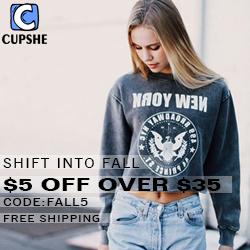 Shift Into Fall! $5 OFF Over $35 Code:FALL5! Free Shipping!