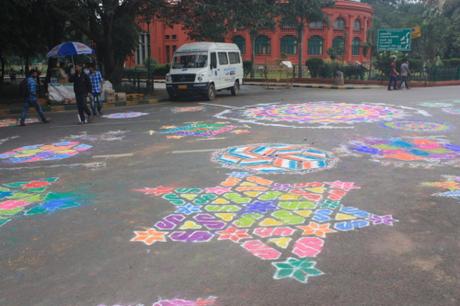 DAILY PHOTO: Kolam Competition in Cubbon