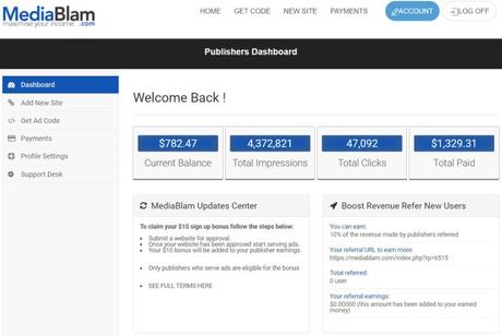 MediaBlam CPM Ad Network: Way To Boost Your Revenue