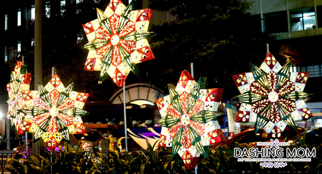 Ceremonial street lighting heralds a Filipino Christmas in the city that makes it happen at Ayala Avenue