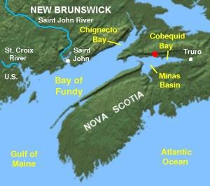 CANADA’S BAY OF FUNDY: About a Hole that Disappeared, Guest Post by Caroline Hatton