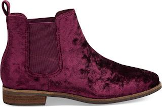 Shoe of the Day | TOMS Ella Velvet Booties