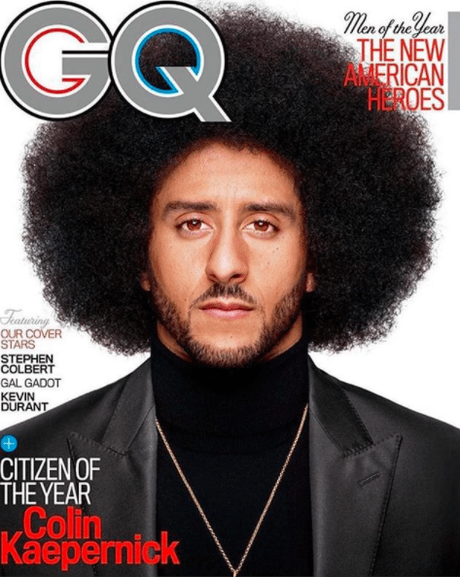 Pics: Colin Kaepernick Is GQ Magazines  ‘Citizen of the Year’