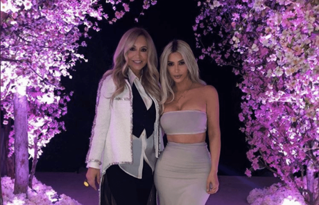 Kim Kardashian Throws Cherry Blossom Themed Baby Shower For Baby No. 3