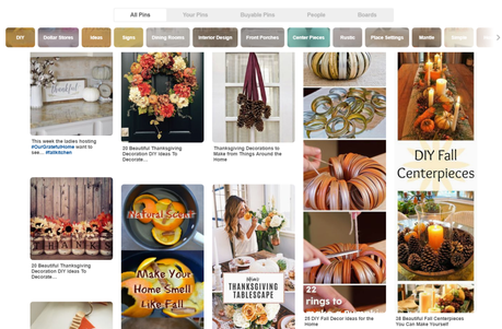 Pinterest Thanksgiving and Fall Decorations