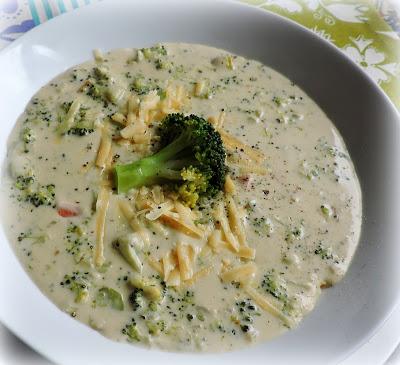 Cream of Broccoli Soup with Cheddar Cheese