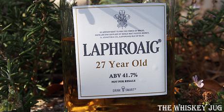 Laphroaig 27 Label