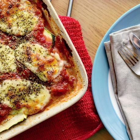 Recipe|| Courgette, Tomato & Mozzarella Bake