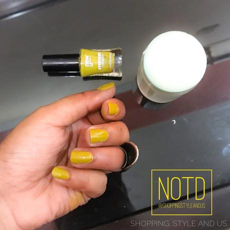 NewU Nail Polish in Deep Crystal - A deep mustard nail polish