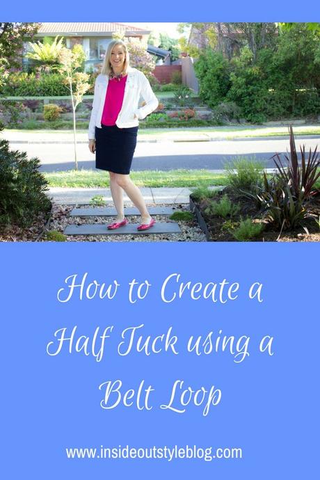 How to Half Tuck Using Your Belt Loop