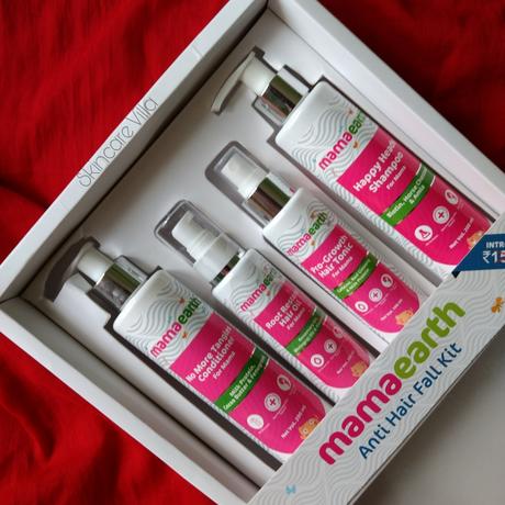 MamaEarth Anti Hair Fall Kit Review MamaEarth Anti Hair Fall Kit Review