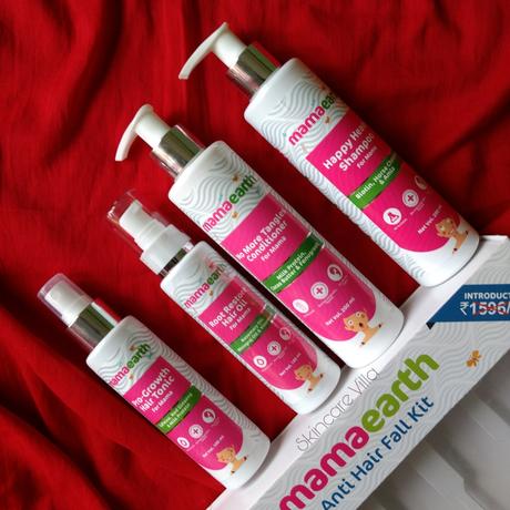 MamaEarth Anti Hair Fall Kit Review MamaEarth Anti Hair Fall Kit Review