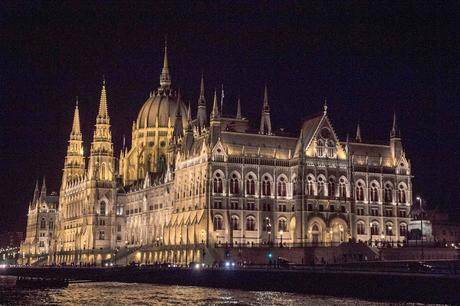 Budapest 6:  Night on the Danube  [Sky Watch Friday]